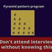 Pyramid Pattern Program In Python Java Tamil Simple Explanation Coding Interview Question