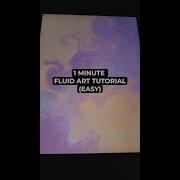 Create Abstract Fluid Art FAST Easy 1 Minute Tutorial Shorts Procreate