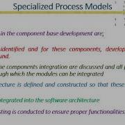 Lecture 6 Specialized Process Models