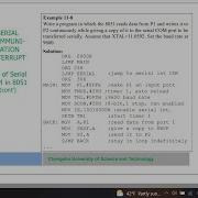 SERIAL COMMUNICATION INTERRUPTUse Of Serial COM In 8051 Cont Microcontroller Ex 11 8