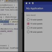 Radio Buttons Android Programming