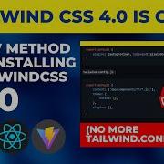 How To Install Tailwind CSS 4 0 With Vite React