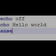 Batch Programming Lesson 1 Echo Off Echo And Pause