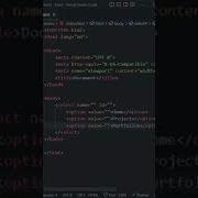 Use Dropdown Menu In HTML Coding Shorts
