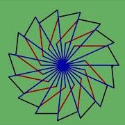 Python Turtle Code Rotating Trapezoid