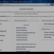Intro To Subject Guides