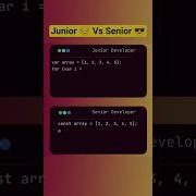 Junior Vs Senior Developer Programming Html Javascript Webdevelopment Html5 Webdesign Css3