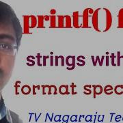PRINTF FOR STRINGS WITH PRECISION FORMAT PRINTF S W D St FORMAT C PROGRAMMING LEC 39