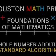 Addition Standard Algorithm Whole Numbers