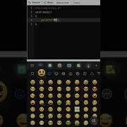 How To Print Emoji Using C Programming Language Cprogramming Codes Programming