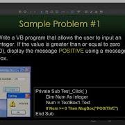 COMPFP1 Visual Basic Branching