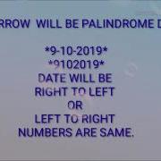 PALINDROME DATE