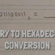 How To Convert Binary To Hexadecimal