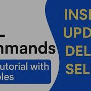 DML Commands In SQL Insert Update Delete Select With Examples SQL Tutorial For Beginners