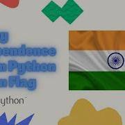 Happy Independence Day In Python Indian Flag