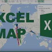 How To Make A Map In Excel With Latitude And Longitude Co Ordinates