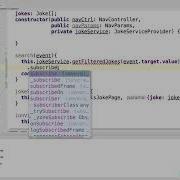 Ionic Mobile Apps S2P45 Getting The Text In The Searchbar And Preparing The Service