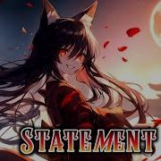 Nightcore Statement Lyrics