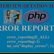 14 How To Enable Error Reporting In PHP Interview Question Series