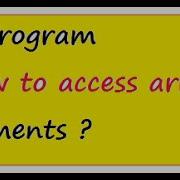 C PROGRAM HOW TO ACCESS ARRAY ELEMENT