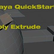 Maya QuickStart Poly Extrude