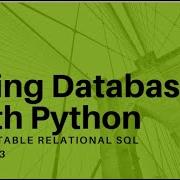 Multi Table Relational SQL In Using Databases With Python Solutionbank PSViora