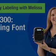 Epson LabelWorks LW PX300 Tutorial Adjusting Font Sizes