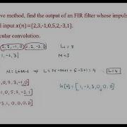 Linear Convolution Between Two Sequences Using Overlap And Save Method