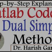 MATLAB CODE Of Dual Simplex Method Of LPP