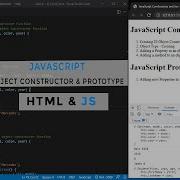JavaScript Object Constructor Function Prototype Property Vanilla JavaScript Learn JavaScript