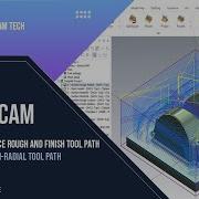 Mastercam Surface Rough Radial Tool Path