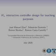 H Infinity Interactive Controller Design For Teaching Purposes