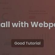 Install With Webpack Good Admin Dashboard Template