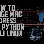 How To Change MAC Address Using Python In Kali Linux On Tamil