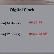 How To Display Digital Clock In Java Swing Using NetBeans