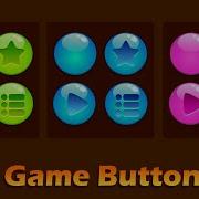 Inkscape Glossy Buttons Game Set