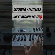 Insomnia Faithless Piano Easy Tutorial For Beginners Shorts Youtubeshorts Piano