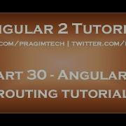 Angular 2 Routing Tutorial