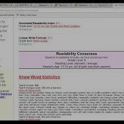 Readability Check This Is How You Can You Check The Reading Level Of A Text