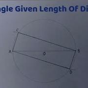 How To Construct A Rectangle When The Length Of The Diagonal And One Side Is Given