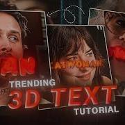 Мастер 3D текста в видео Node Полное руководство бесплатный пресет