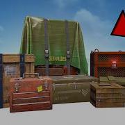 Добыча из 100 ящиков Rust каждого типа