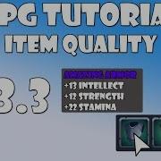 13 3 Unity RPG Tutorial Item Quality