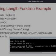 Part 4 String Library Functions