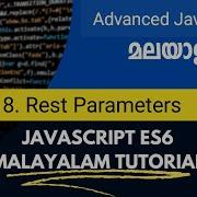 Rest Parameters JavaScript ES6 Advanced JavaScript Malayalam Tutorial Part 8