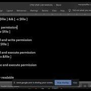 Write A Shell Script Program To Check File Permission Given For The Owner