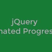 How To Use JQuery Animated Progress Bar In Bangla