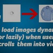 How To Load Images Dynamically Or Lazily When Users Scrolls Them Into View