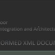 Loor Well Formed XML Document