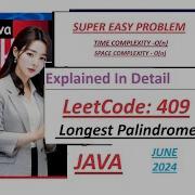 Longest Palindrome Leetcode 409 Java Developer Coder Problem Of The Day